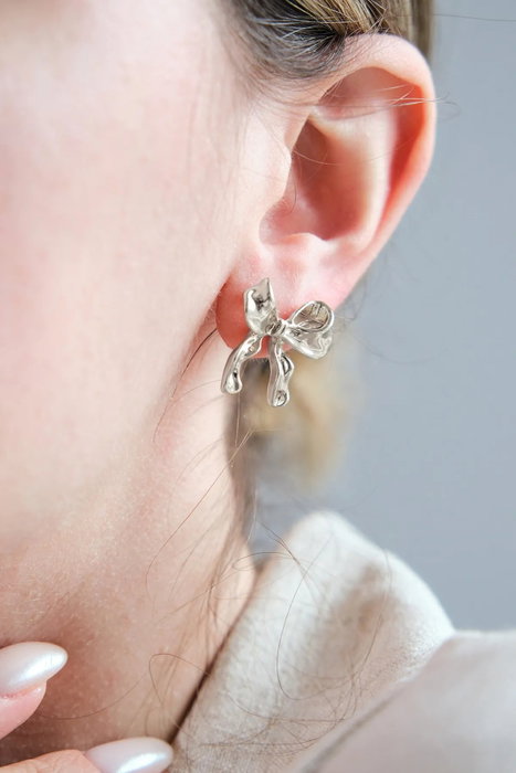 Heliophilia Silver Pendientes de Plata con Circonita
